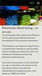 Mobile Screenshot of hollanderfusingcenter.com